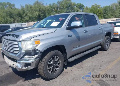 2014 Toyota Tundra Limited 5.7L V8 из США, поврежденный, VIN 5TFHW5F13EX400065